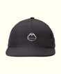 Black travel hat with a simple, stylish logo, perfect for any adventure. Sun Bum.