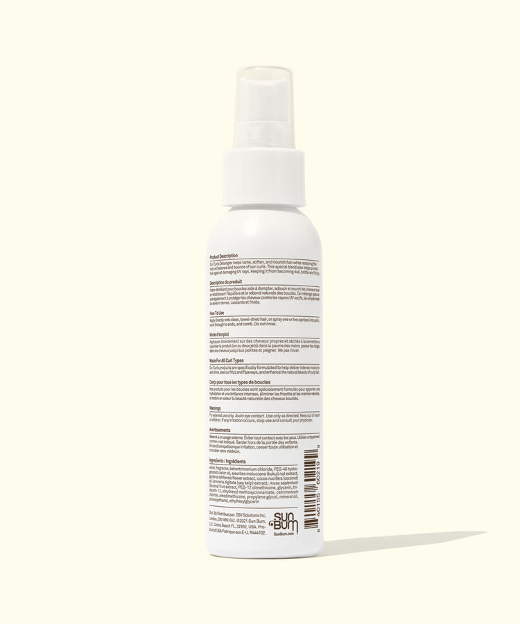 White spray bottle with text on a white background