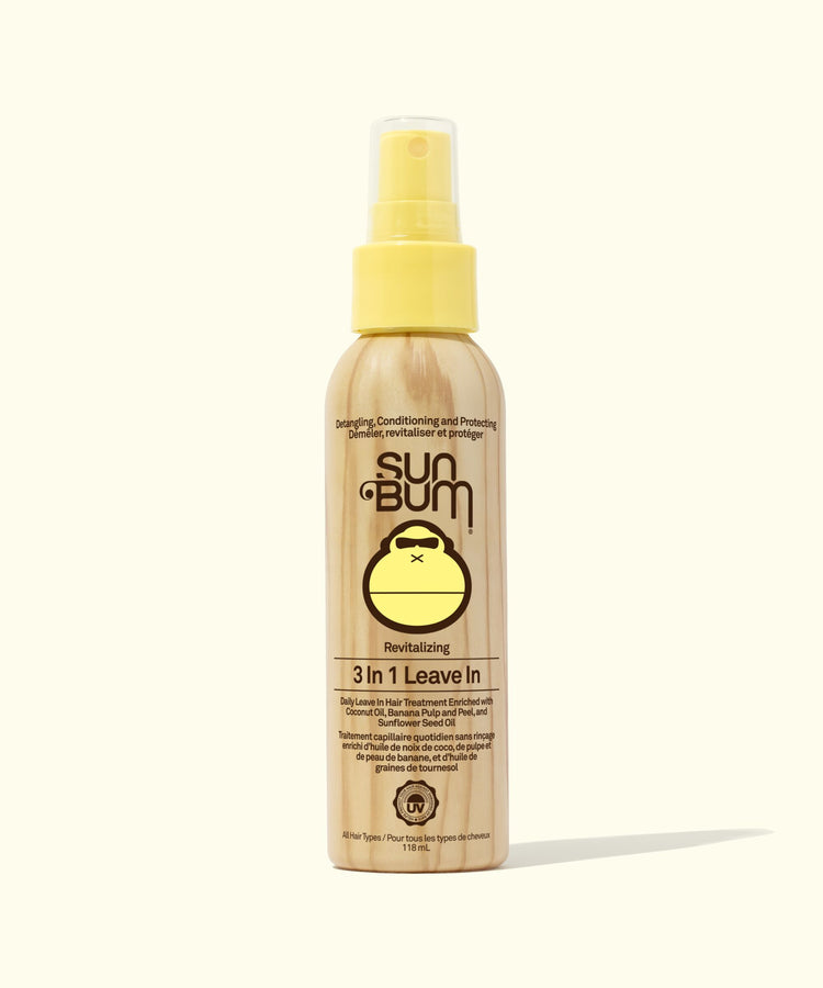 Sun Bum 3-in-1 Leave In product bottle on a white background