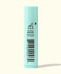Light blue lip balm with a barcode on a white background