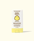 Baby Bum mineral sunscreen stick on a white background