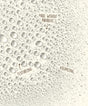 Bubbles with text indicating 'Made without parabens', 'Texturizing', and 'Volumizing' on a beige background.