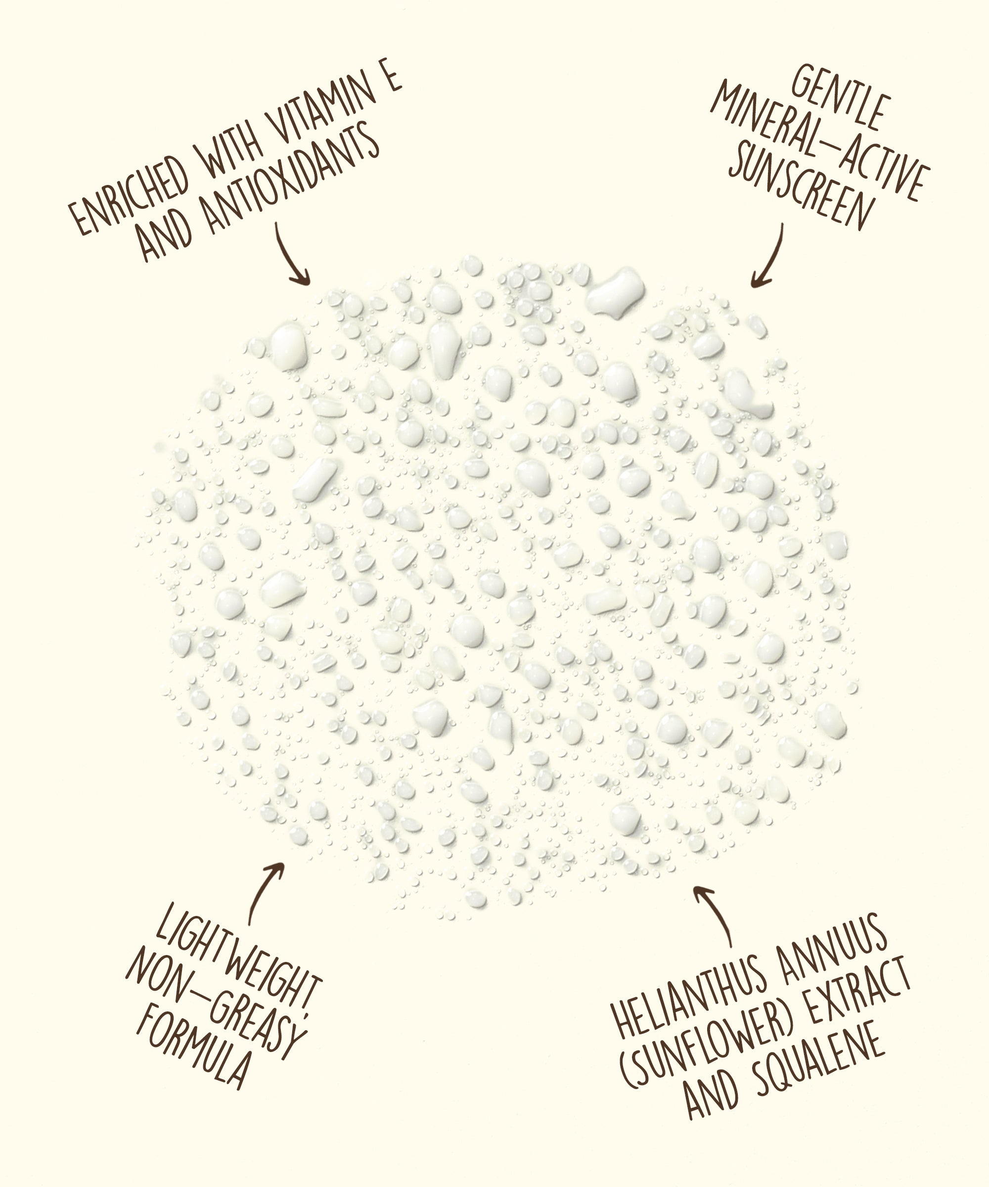 White sunscreen spray on a cream background