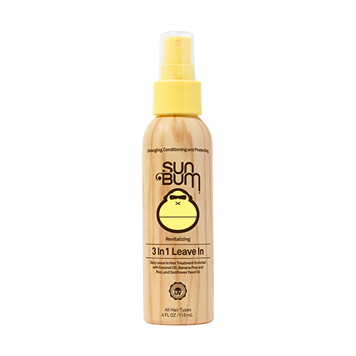 Sun Bum 3-in-1 Leave In product bottle on a white background