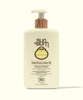 Sun Bum Daily Body Lotion 50 pump bottle on a white background