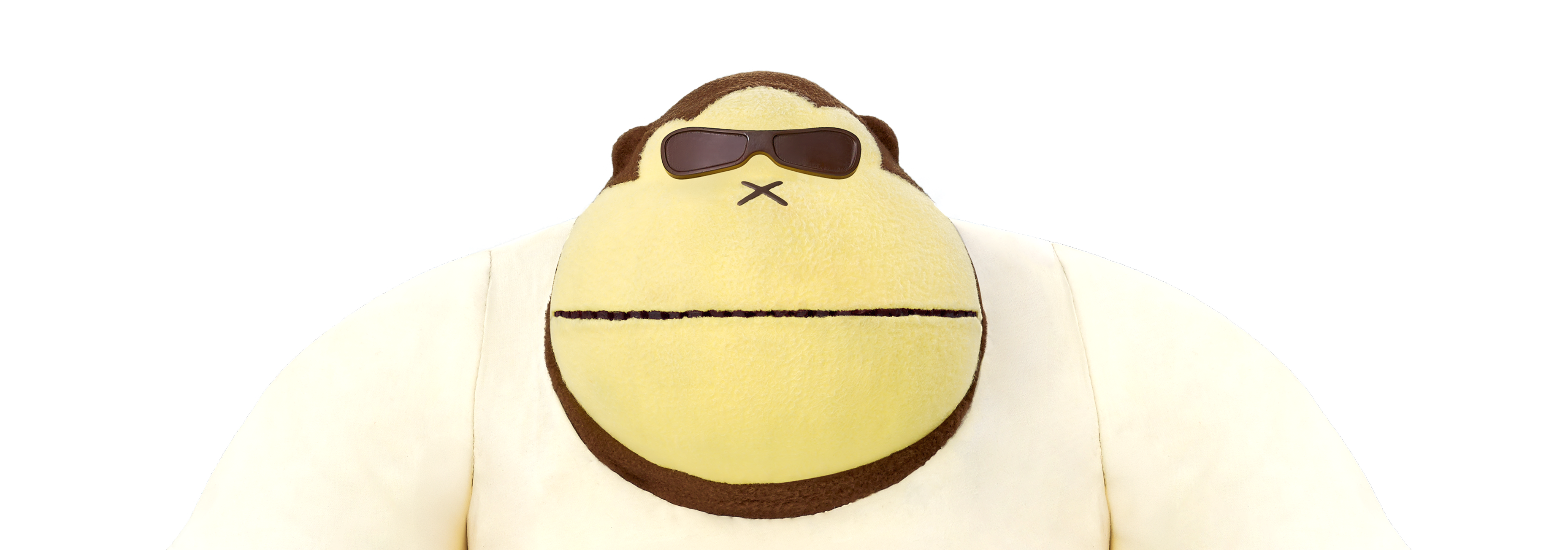 Sun Bum Sonny mascot resembling a character with sunglasses on a white background